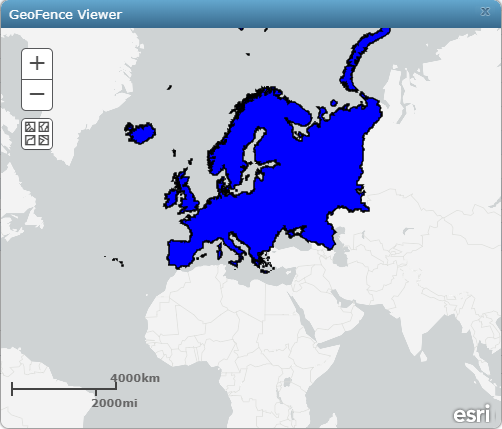 Визуализируйте геозоны с помощью GeoFence Viewer в GeoEvent Manager. Визуализируйте геозоны с помощью GeoFence Viewer в GeoEvent Manager.